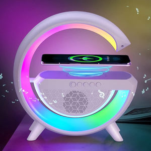 G-Shaped RGB Light Lamp: Wireless Charger