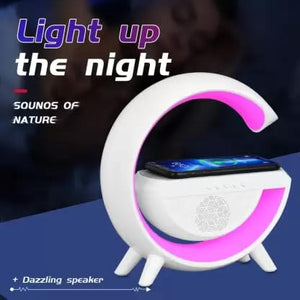G-Shaped RGB Light Lamp: Wireless Charger